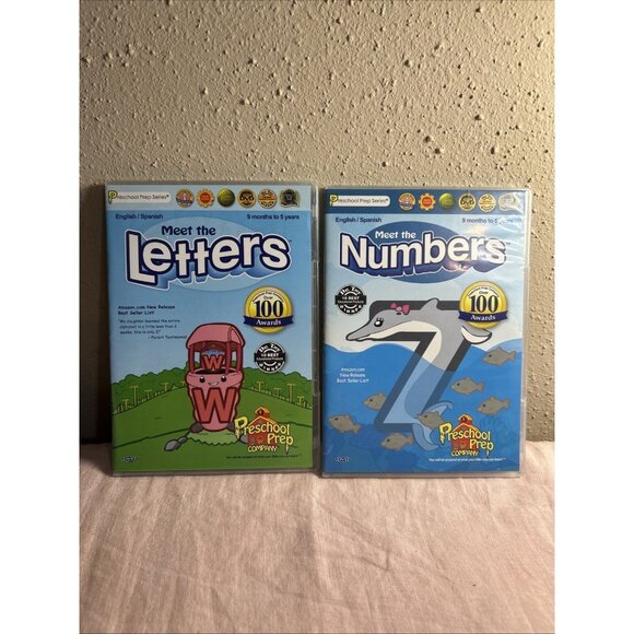 NEW Preschool Prep Company Collection Series Letters Numbers Shapes 10 DVD Box - Picture 2 of 16